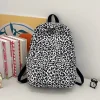 Sac à dos léopard grande capacité femme