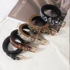 Ceinture femme léopard – design simple et tendance pour jeans