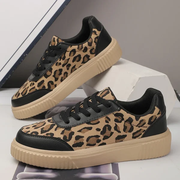 Basket léopard femme – Chaussures tendance à plateforme