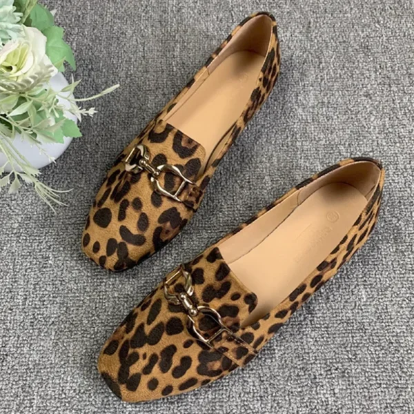 Mocassin léopard stylé