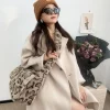 Sac léopard peluche femme – grand sac épaule