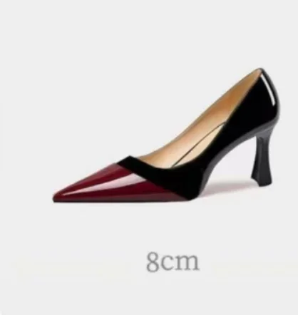 Escarpins léopard femme – talon pointu noir style bureau