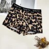 Culotte léopard femme – Lot de 5 slips taille haute confortables