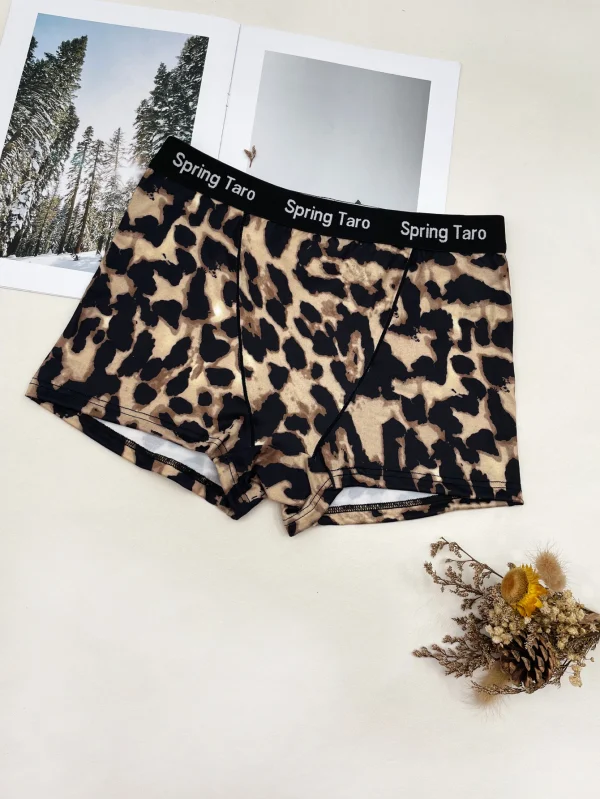 Culotte léopard femme – Lot de 5 slips taille haute confortables