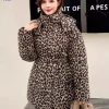 doudoune leopard femme stylé
