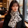 Écharpe léopard femme hiver | Accessoire chaud et stylé