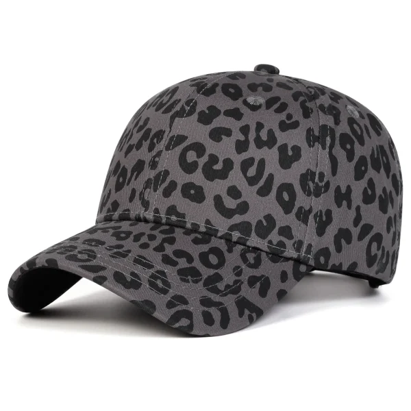 Casquette léopard unisexe – Ajustable style baseball