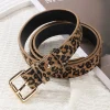 Ceinture femme léopard – design simple et tendance pour jeans