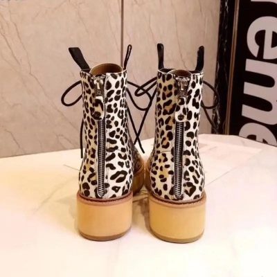 Bottines Léopard à Plateformes