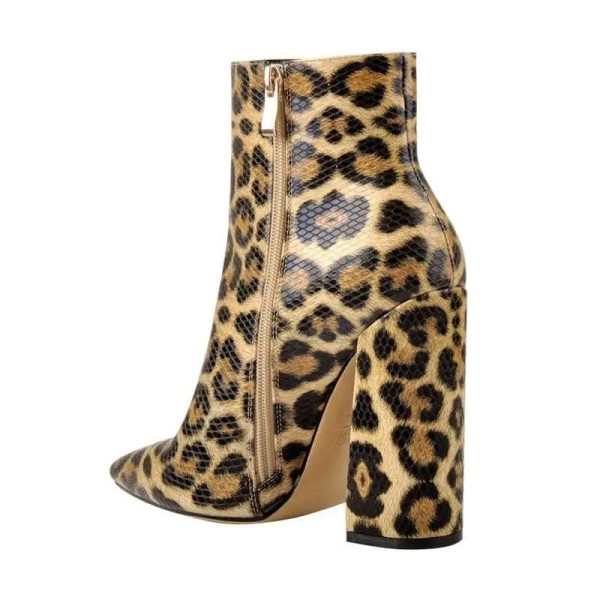 Bottines Léopard Chics