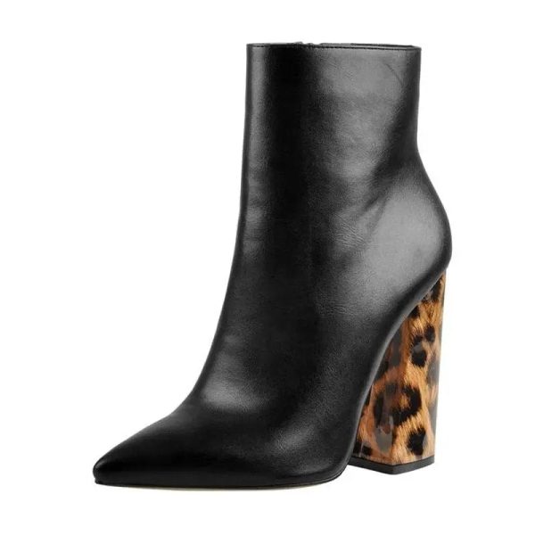 Bottines Léopard Chics