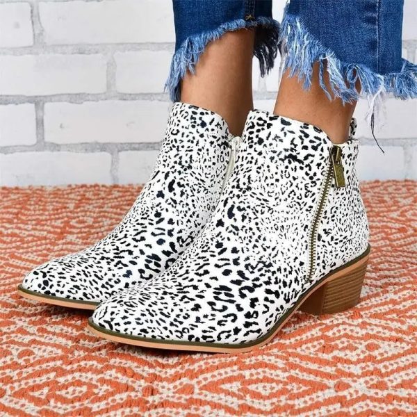 Bottines Léopard Coquettes