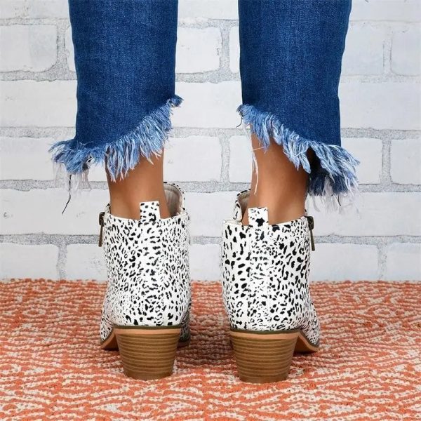 Bottines Léopard Coquettes