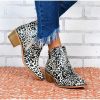 Bottines Léopard Coquettes