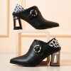 Bottines Léopard Mode Noires