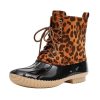 Bottines Léopard Montantes