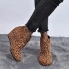 Bottines Léopard Talons Compensées