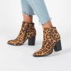 Bottines Léopard Tendances à Talons