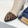 Bottines Léopard Vinyles