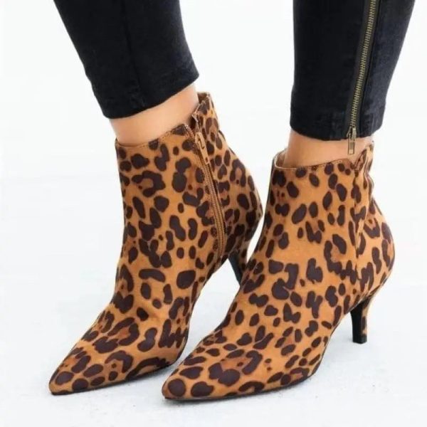 Bottines Motif Léopard