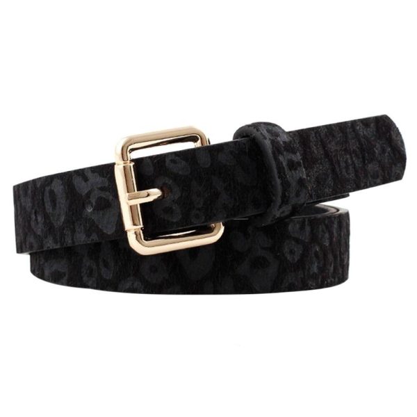 ceinture leopard elegance noir