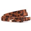 ceinture leopard fine