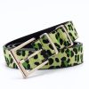 ceinture leopard tendance verte