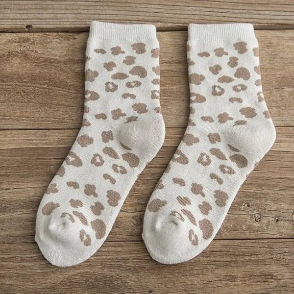 Chaussettes Léopard Courtes