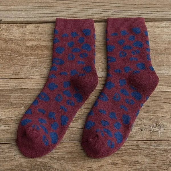 Chaussettes Léopard Courtes