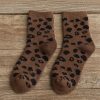 Chaussettes Léopard Courtes