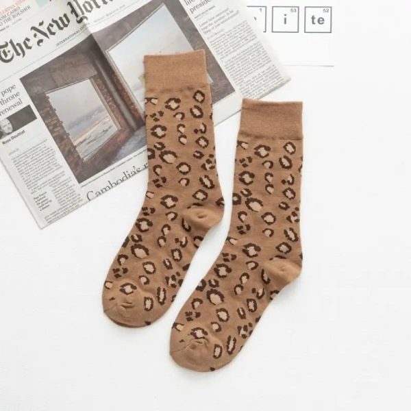 Chaussettes Léopard Femme