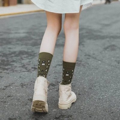 Chaussettes Léopard Femme