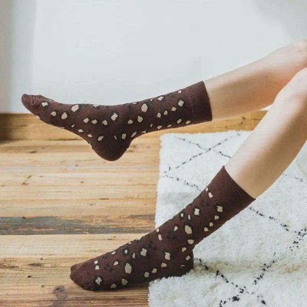 Chaussettes Léopard Femme