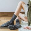Chaussettes Léopard Femme Grises