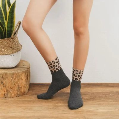 Chaussettes Motif Léopard