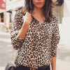 Chemisier Femme Léopard Classique