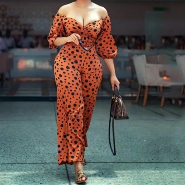 Combinaison classe femme léopard