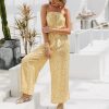 Combinaison Léopard Bustier Jaune