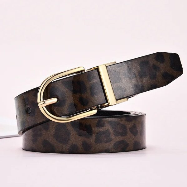 ceinture leopard chic noir