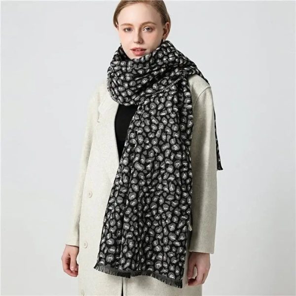 Écharpe Femme Motif Léopard Tendance