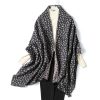 Écharpe Femme Motif Léopard Tendance Grise