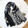 Echarpe Léopard Bleue Tendance