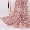 Écharpe Léopard Printemps Rose