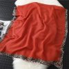 Écharpe Léopard Tendance Rouge
