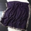 Écharpe Léopard Tendance Violette