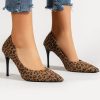 Escarpins Léopard classique avec talon aiguilles 8 cm