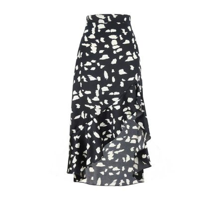 jupe portefeuille leopard