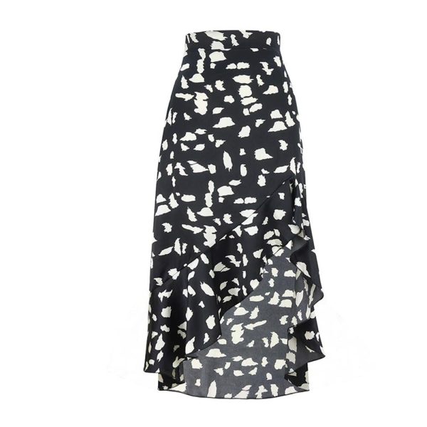 jupe portefeuille leopard