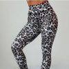 Legging de Sport Léopard Gris