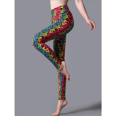 Legging Fitness Léopard Coloré